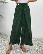 Sapphira - Hosen Hochtaillierte Damenhosen mit Geometrischem Muster