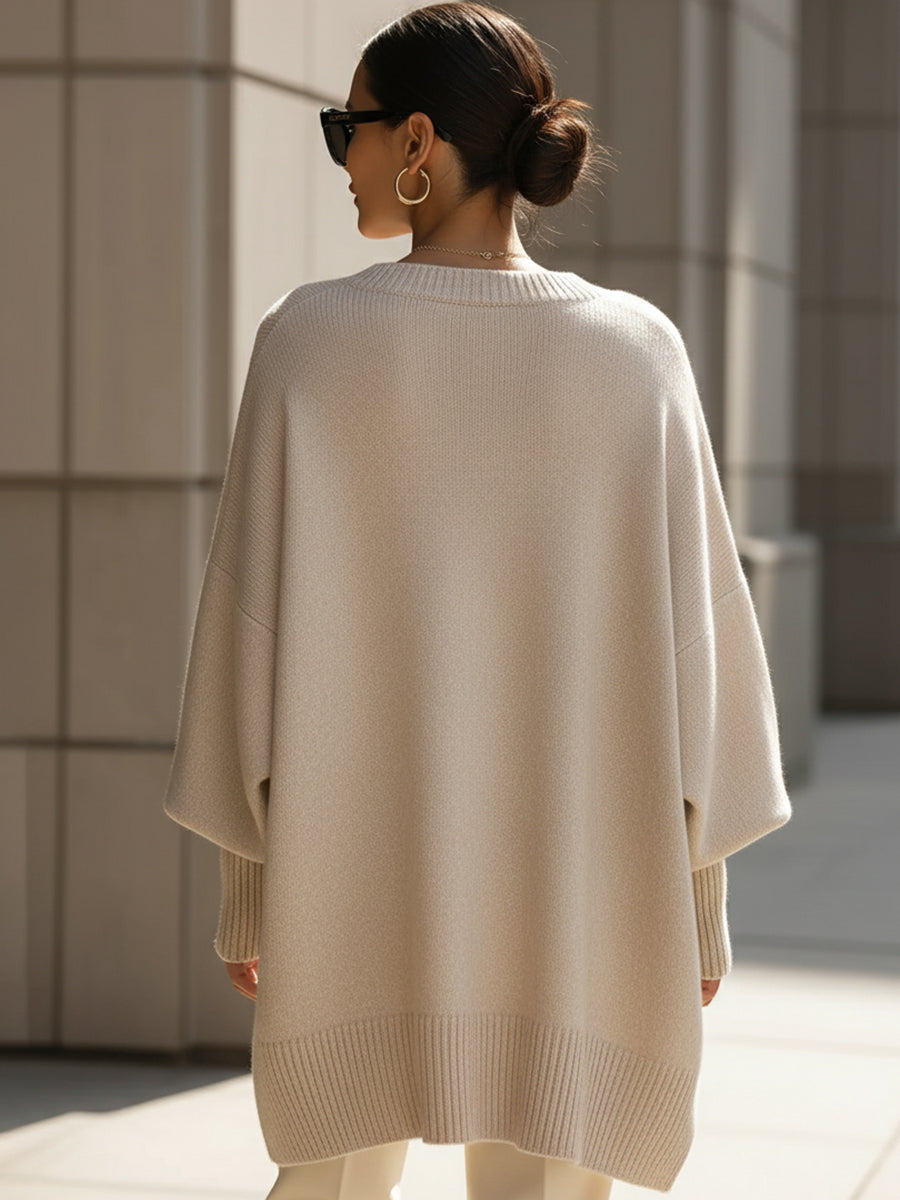 Claremont Pullover – Damen Langarm Strickpullover