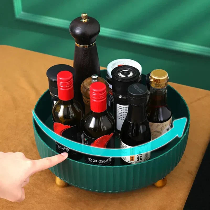 360° Rotation Organizer | Drehbarer Aufbewahrungshelfer Für Küche Bad Büro Mit Platzsparendem Design