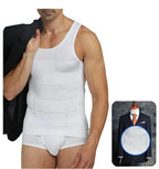 Herren Kompressions Unterhemd aus Nylon Spandex | Gestricktes Schnell Trocknendes Ärmelloses Unterhemd | Base Layer für Alltag | Schmid