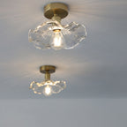 Blütenförmige LED-Deckenleuchte | Glas- & Metallkonstruktion | Florale Deckenlampe für Wohn- und Essbereiche | Schmid
