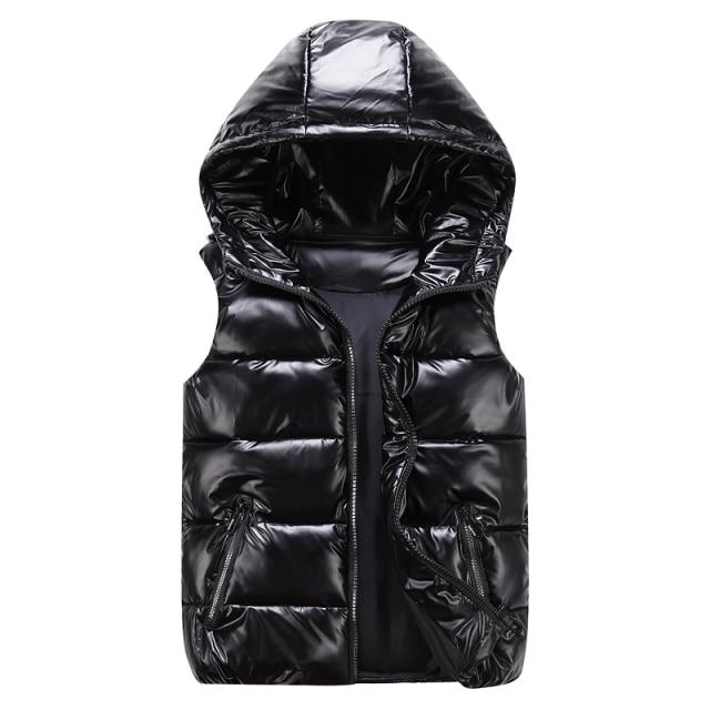 Morgan – Gesteppter Gilet mit Kapuze