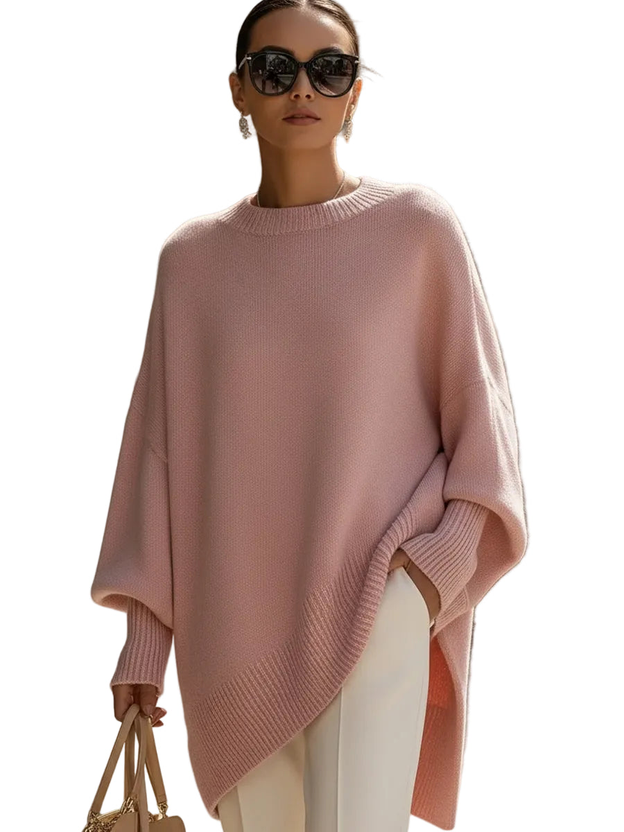 Oversized Poncho für Damen – Strickjacke ‑ Lässiger Übergang