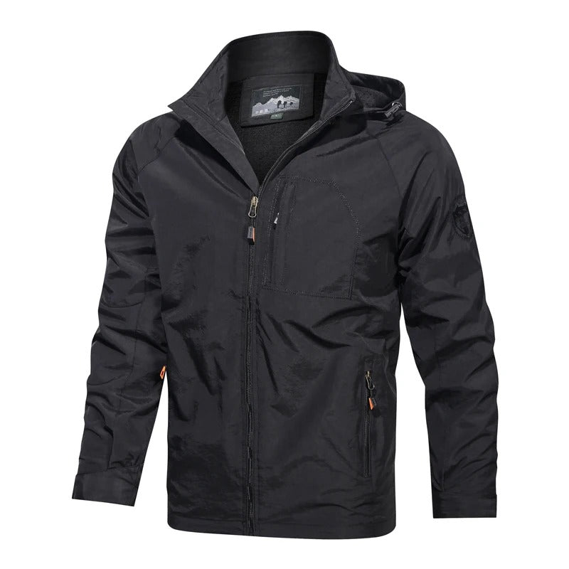 Herrenjacke | Leichte Konstruktion mit Mehreren Taschen für Outdoor und Alltag | Regular Fit | Schmid