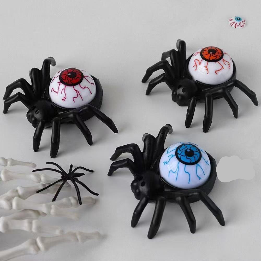 Halloween Spinnen Kerzenhalter aus Kunststoff | Freistehendes Deko Ornament | Tischdekoration für Saisonale Halloween Displays | Schmid