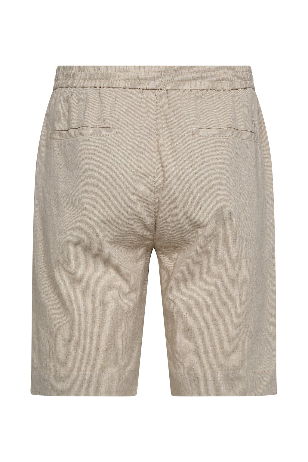 Kantt Hør‑Baumwoll‑Shorts Calko mit Elastikbund und Taschen