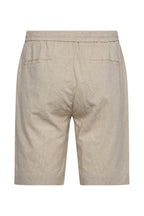 Kantt Hør‑Baumwoll‑Shorts Calko mit Elastikbund und Taschen