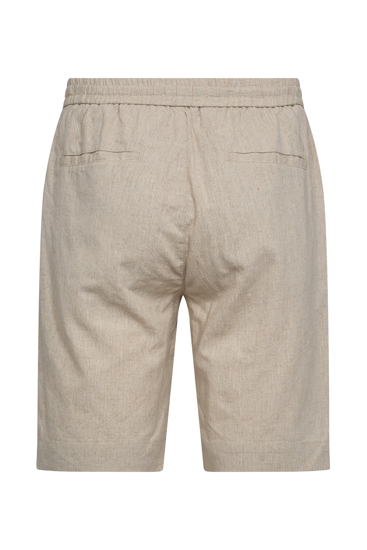 Kantt Hør‑Baumwoll‑Shorts Calko mit Elastikbund und Taschen