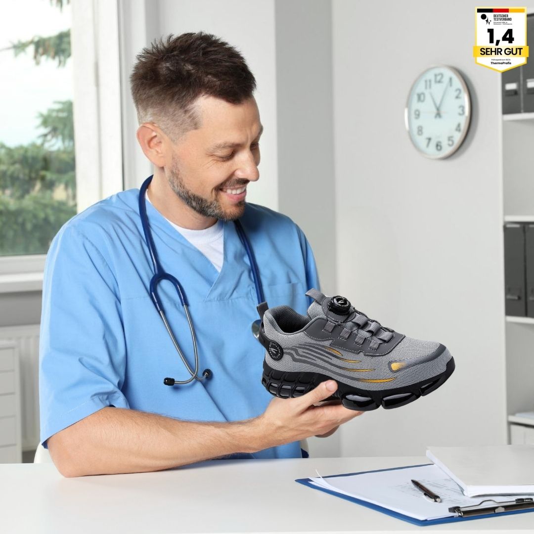 Safestep | ergonomischer und schmerzlindernder sicherheitsschuh