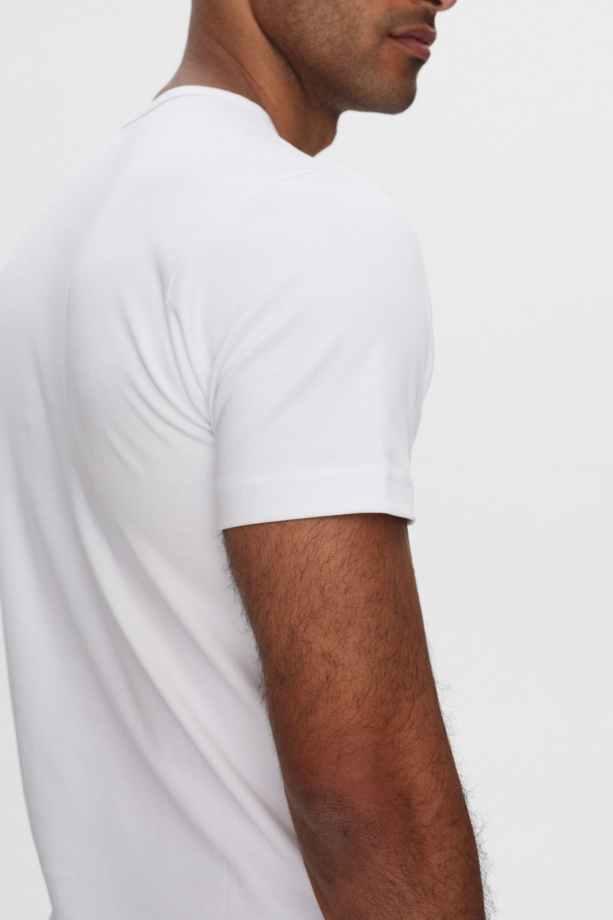 Kantt Kurzarm‑T‑Shirt Sam aus Baumwolle mit Rundhalsausschnitt