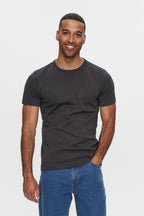 Kantt Kurzarm‑T‑Shirt Sam aus Baumwolle mit Rundhalsausschnitt