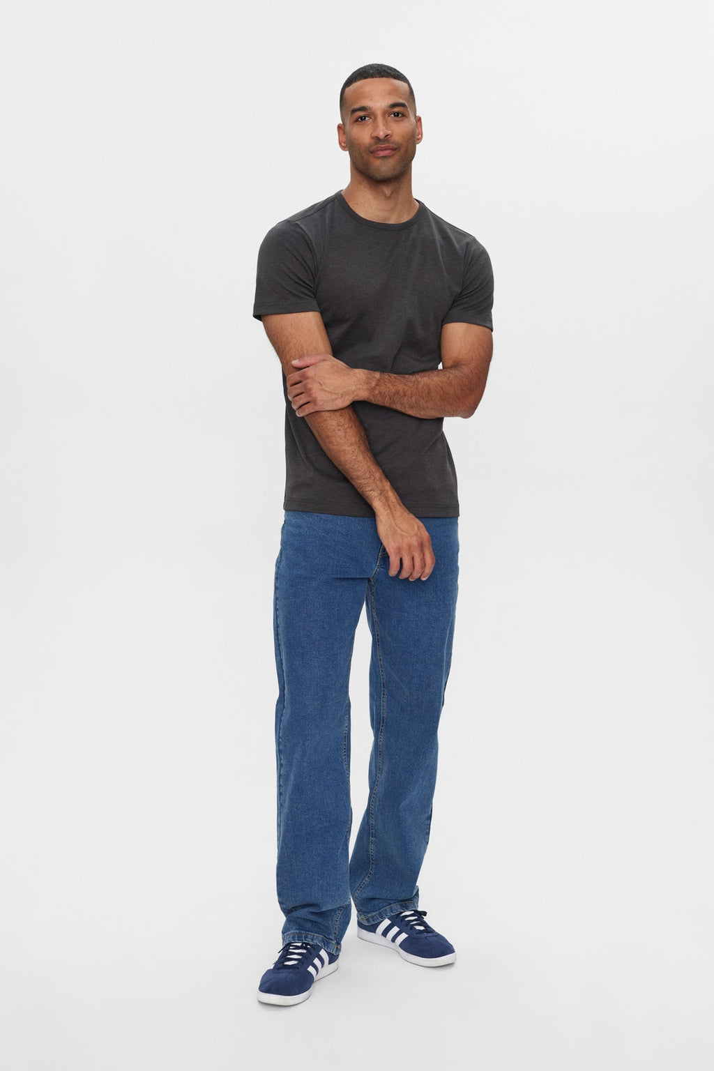Kantt Kurzarm‑T‑Shirt Sam aus Baumwolle mit Rundhalsausschnitt