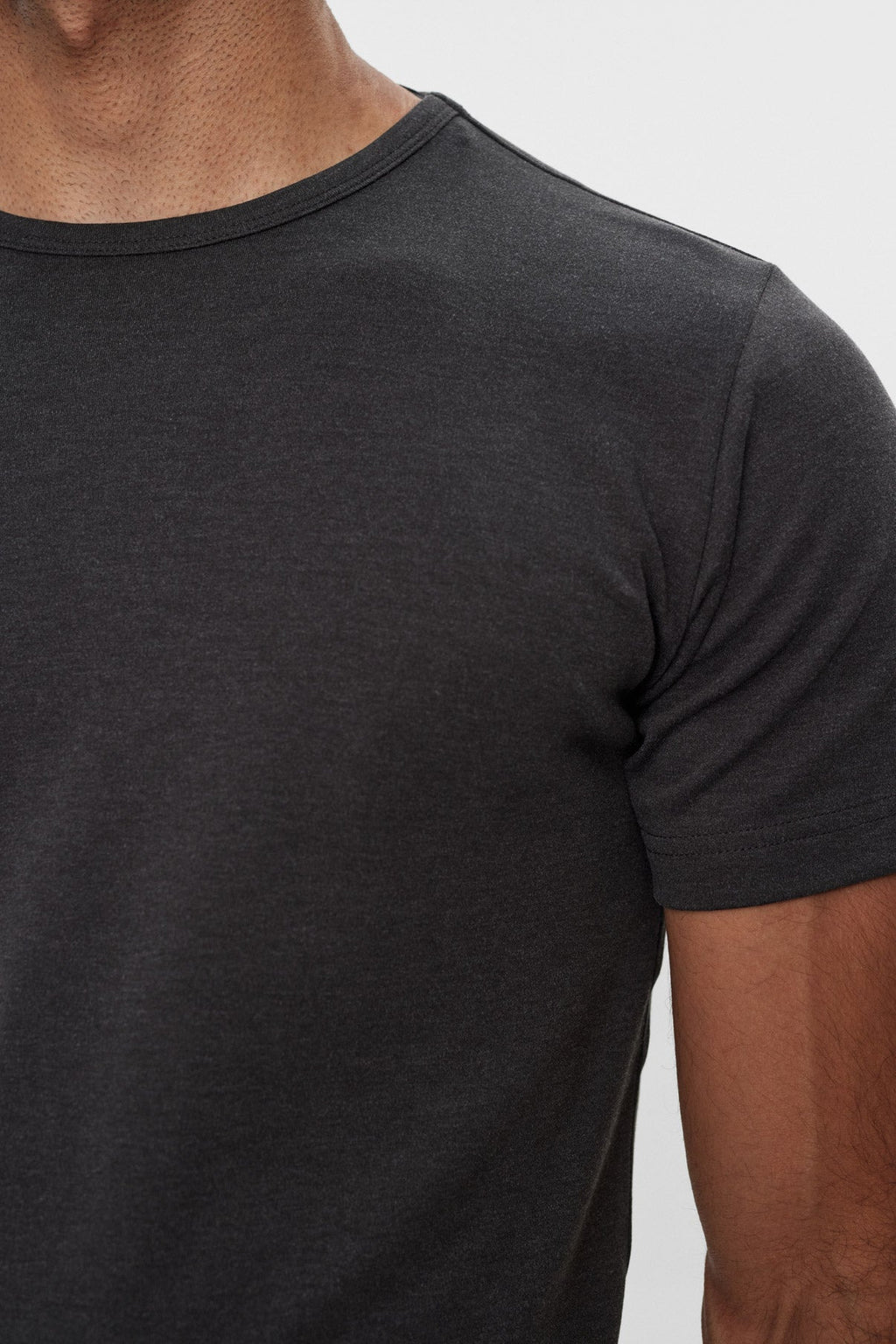Kantt Kurzarm‑T‑Shirt Sam aus Baumwolle mit Rundhalsausschnitt