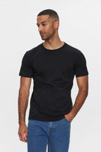 Kantt Kurzarm‑T‑Shirt Sam aus Baumwolle mit Rundhalsausschnitt