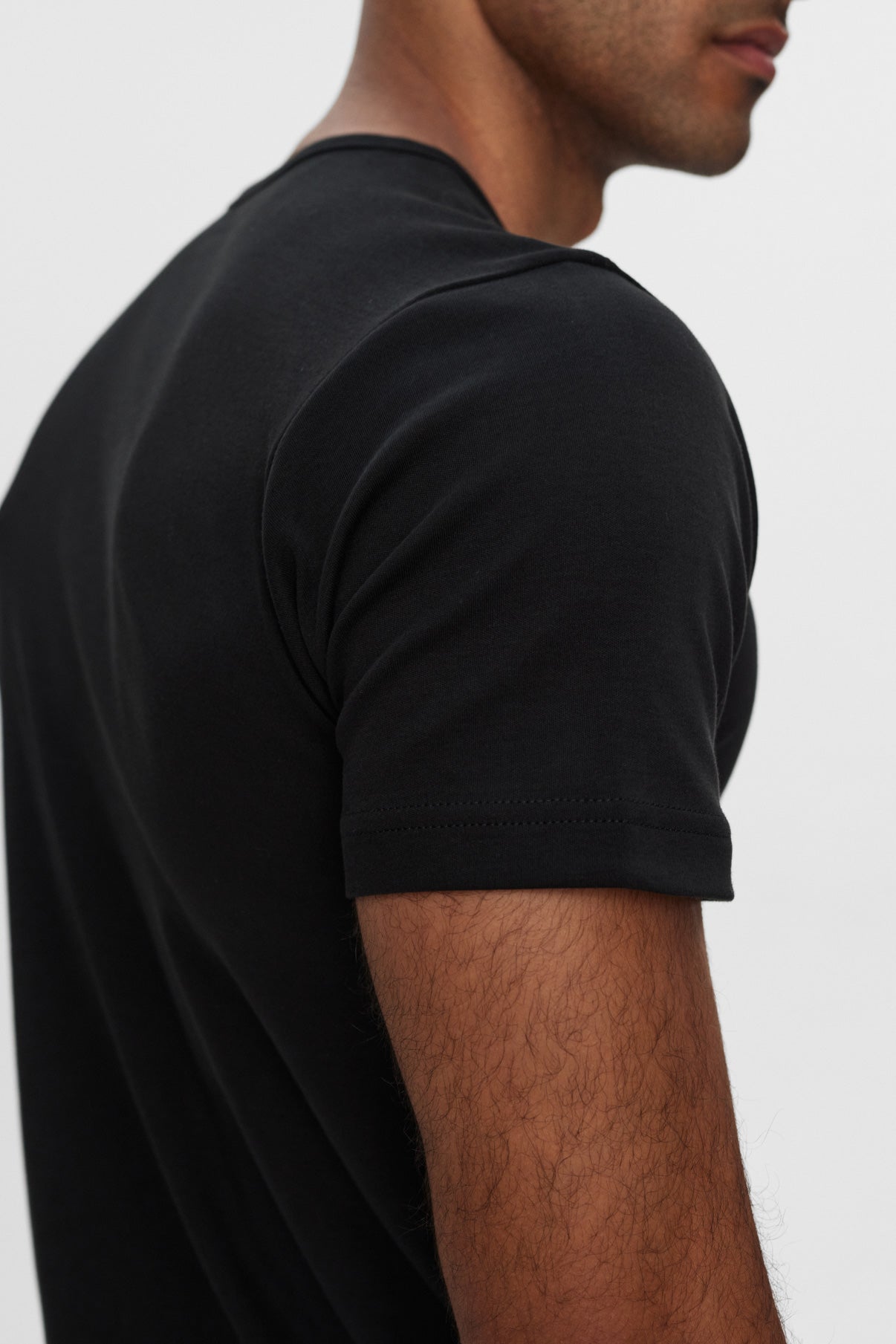 Kantt Kurzarm‑T‑Shirt Sam aus Baumwolle mit Rundhalsausschnitt