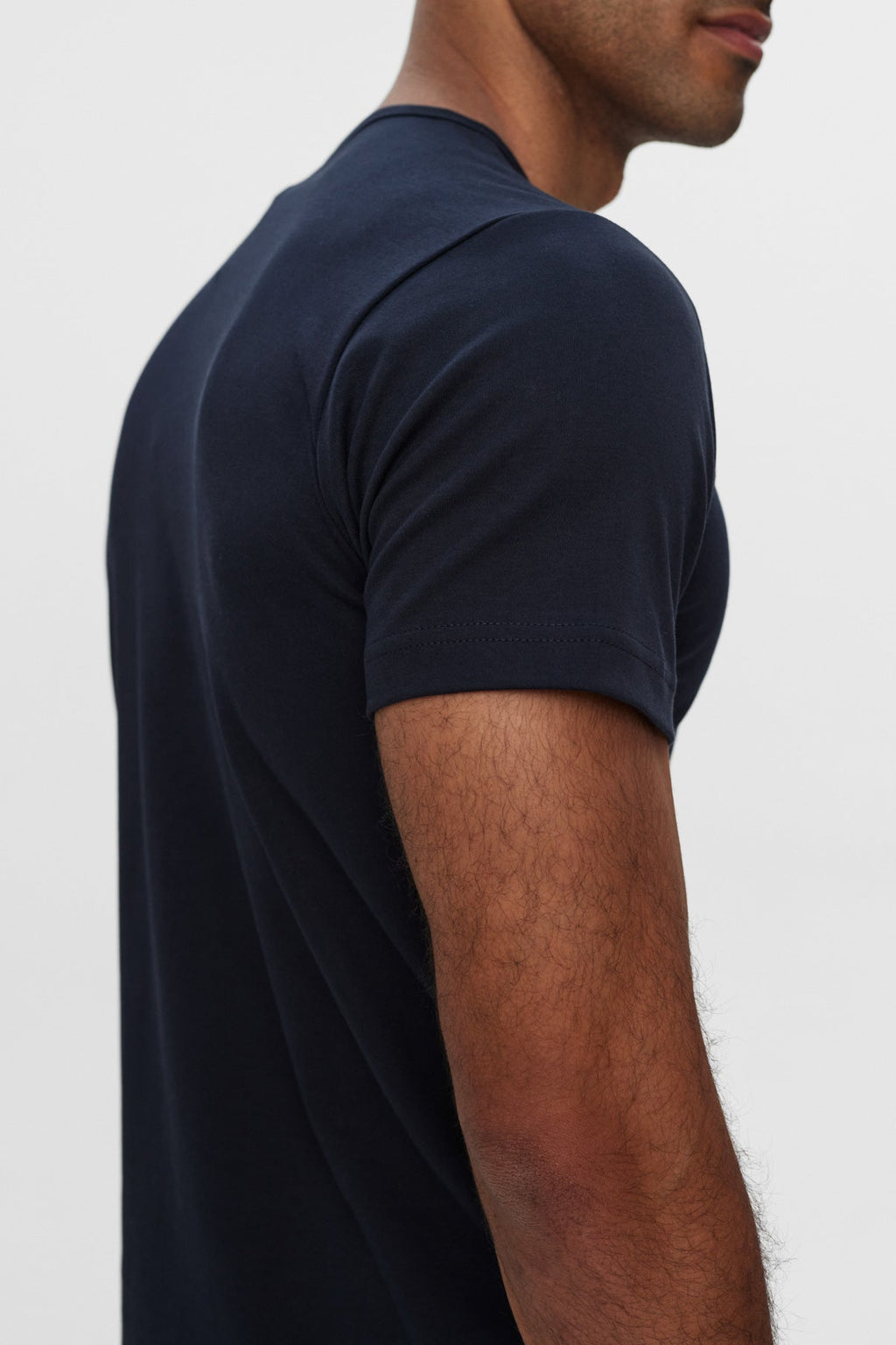 Kantt Kurzarm‑T‑Shirt Sam aus Baumwolle mit Rundhalsausschnitt