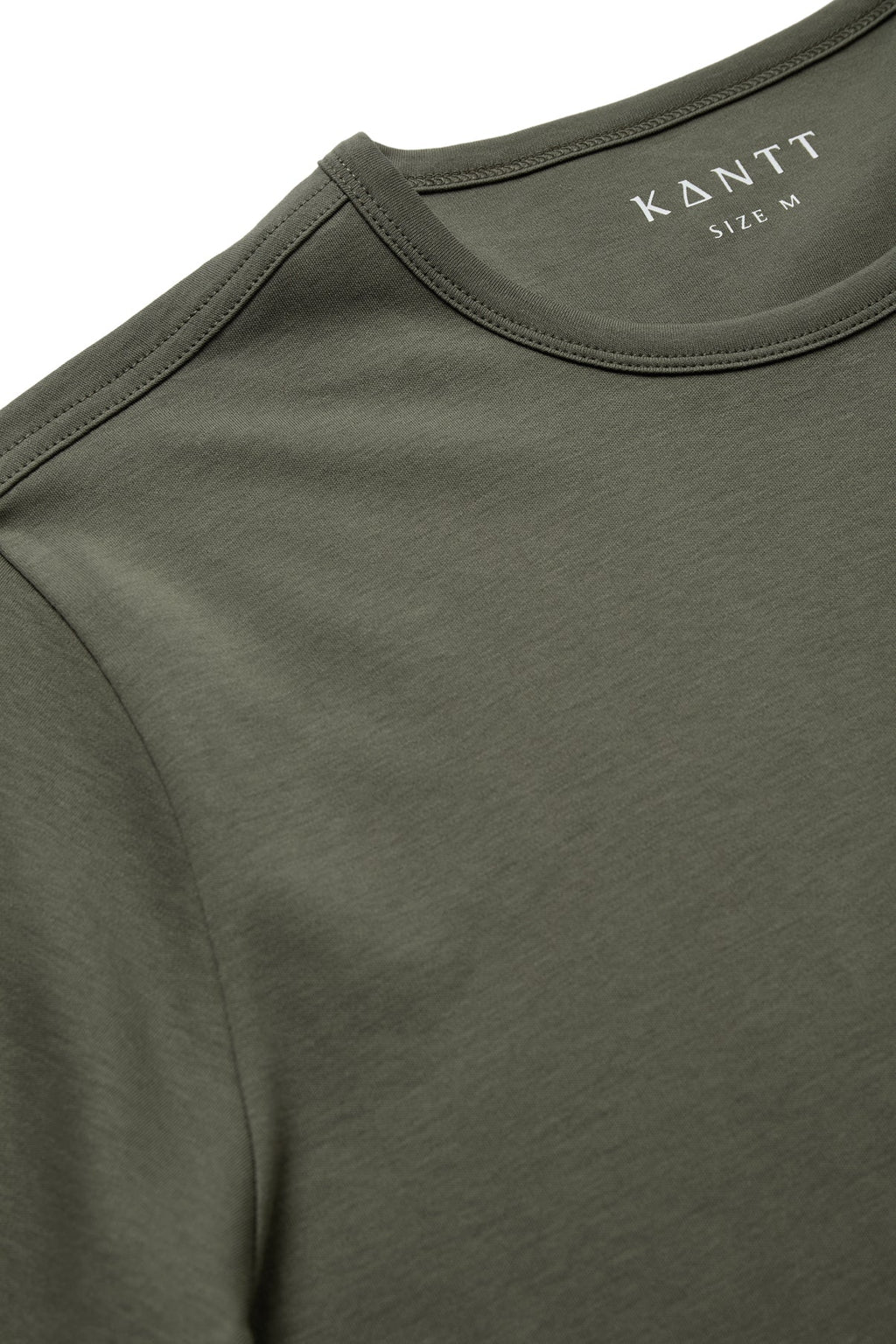 Kantt Kurzarm‑T‑Shirt Sam aus Baumwolle mit Rundhalsausschnitt