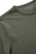 Kantt Kurzarm‑T‑Shirt Sam aus Baumwolle mit Rundhalsausschnitt