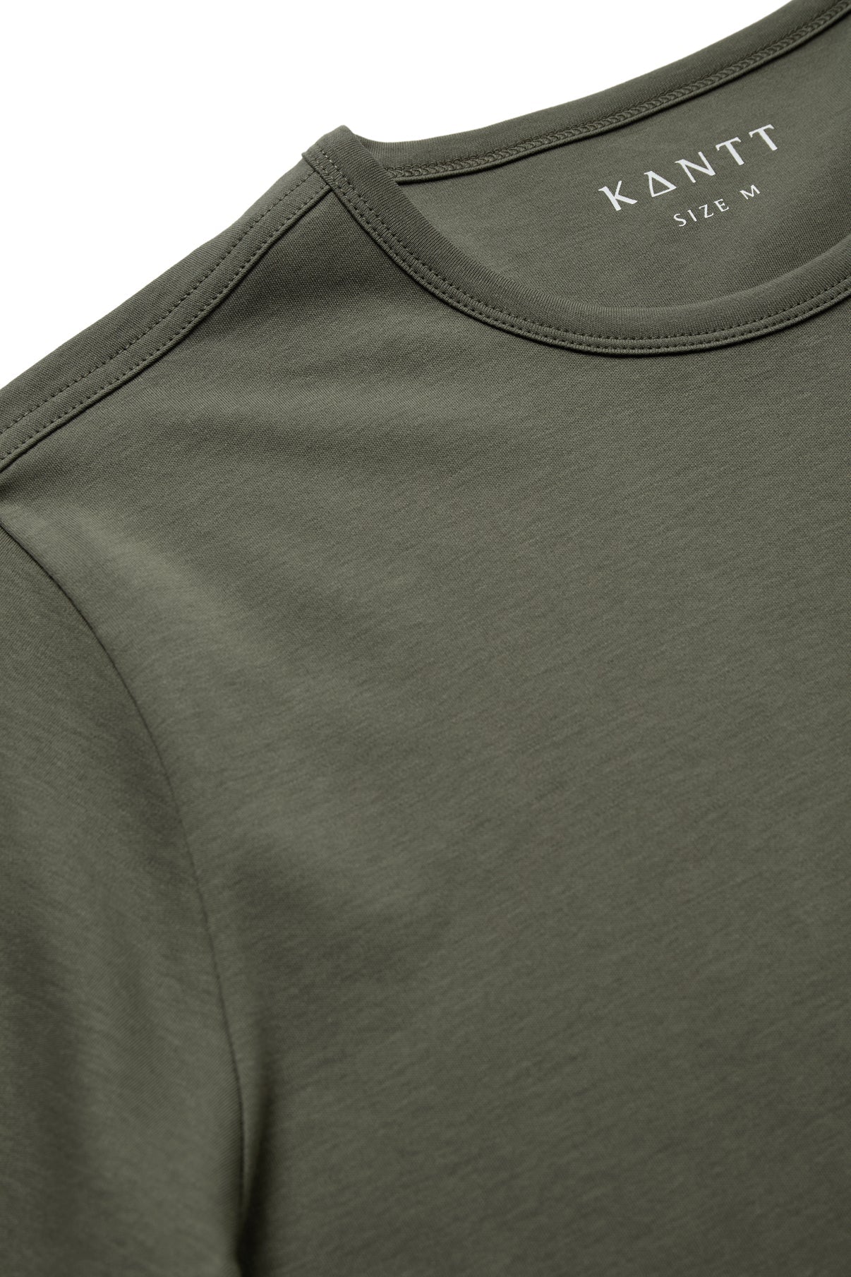 Kantt Kurzarm‑T‑Shirt Sam aus Baumwolle mit Rundhalsausschnitt