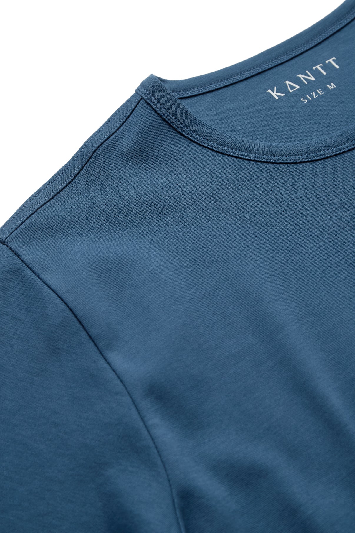 Kantt Kurzarm‑T‑Shirt Sam aus Baumwolle mit Rundhalsausschnitt