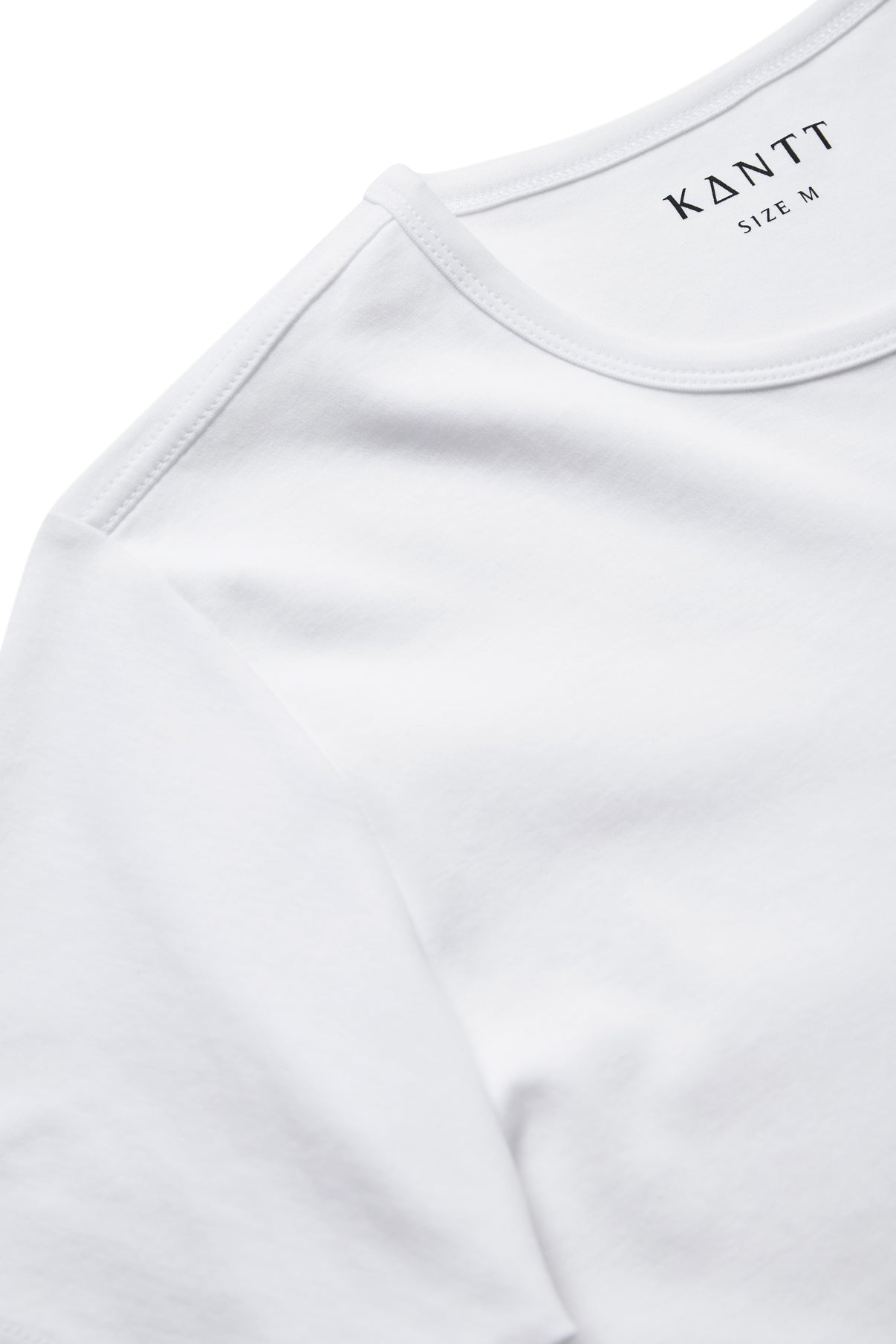 Kantt Kurzarm‑T‑Shirt Sam aus Baumwolle mit Rundhalsausschnitt
