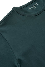 Kantt Kurzarm‑T‑Shirt Sam aus Baumwolle mit Rundhalsausschnitt