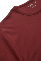 Kantt Kurzarm‑T‑Shirt Sam aus Baumwolle mit Rundhalsausschnitt