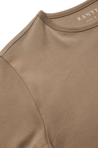 Kantt Kurzarm‑T‑Shirt Sam aus Baumwolle mit Rundhalsausschnitt