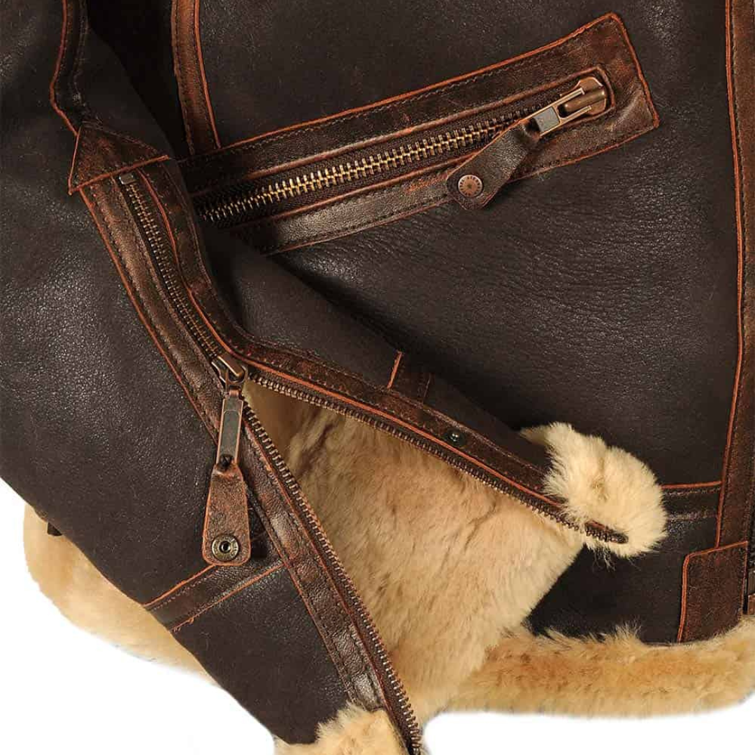 Felix | Warme Lederjacke Herren