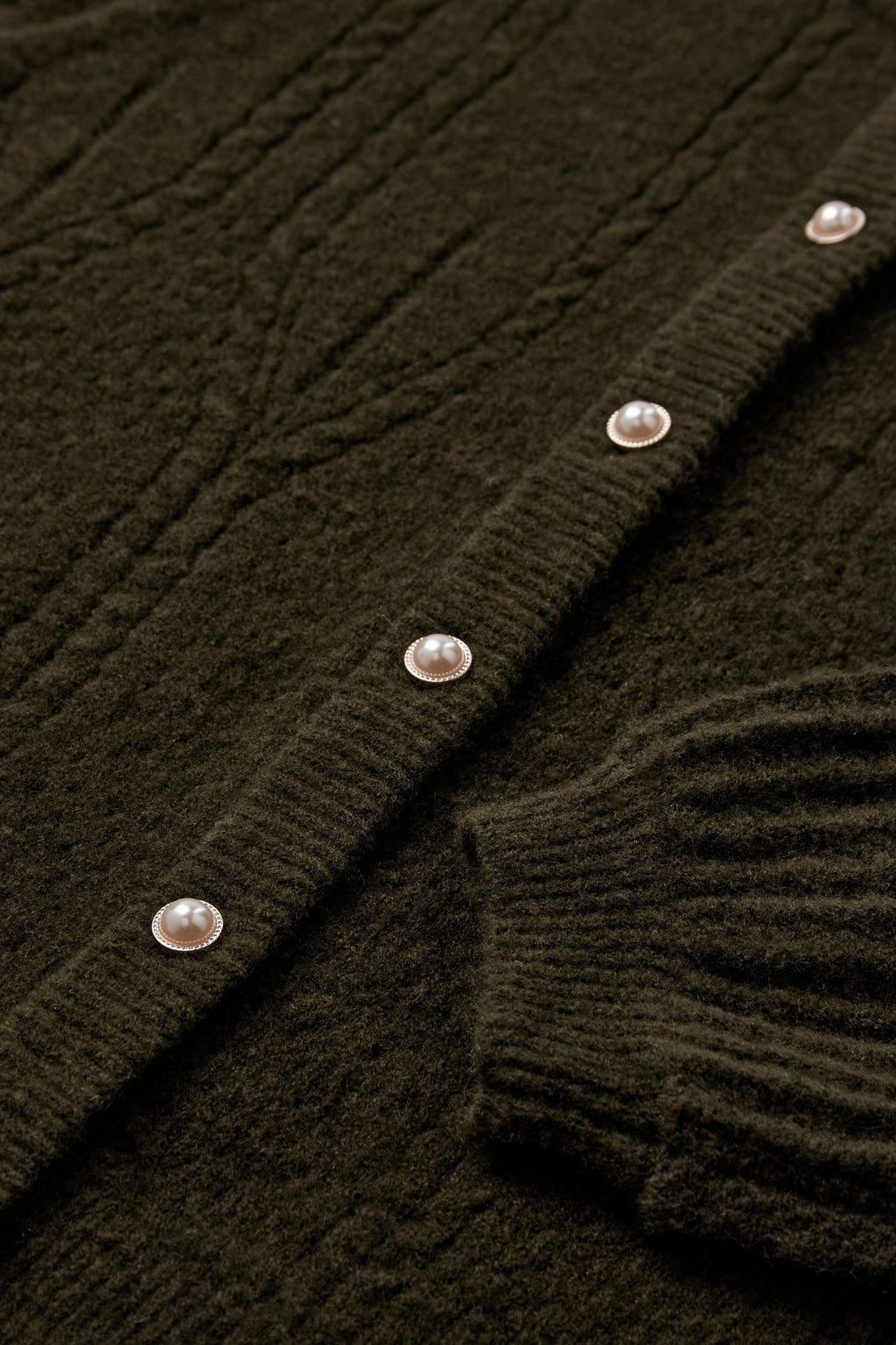 Vakker Fina Strick‑Cardigan mit Knöpfen aus Mischgewebe