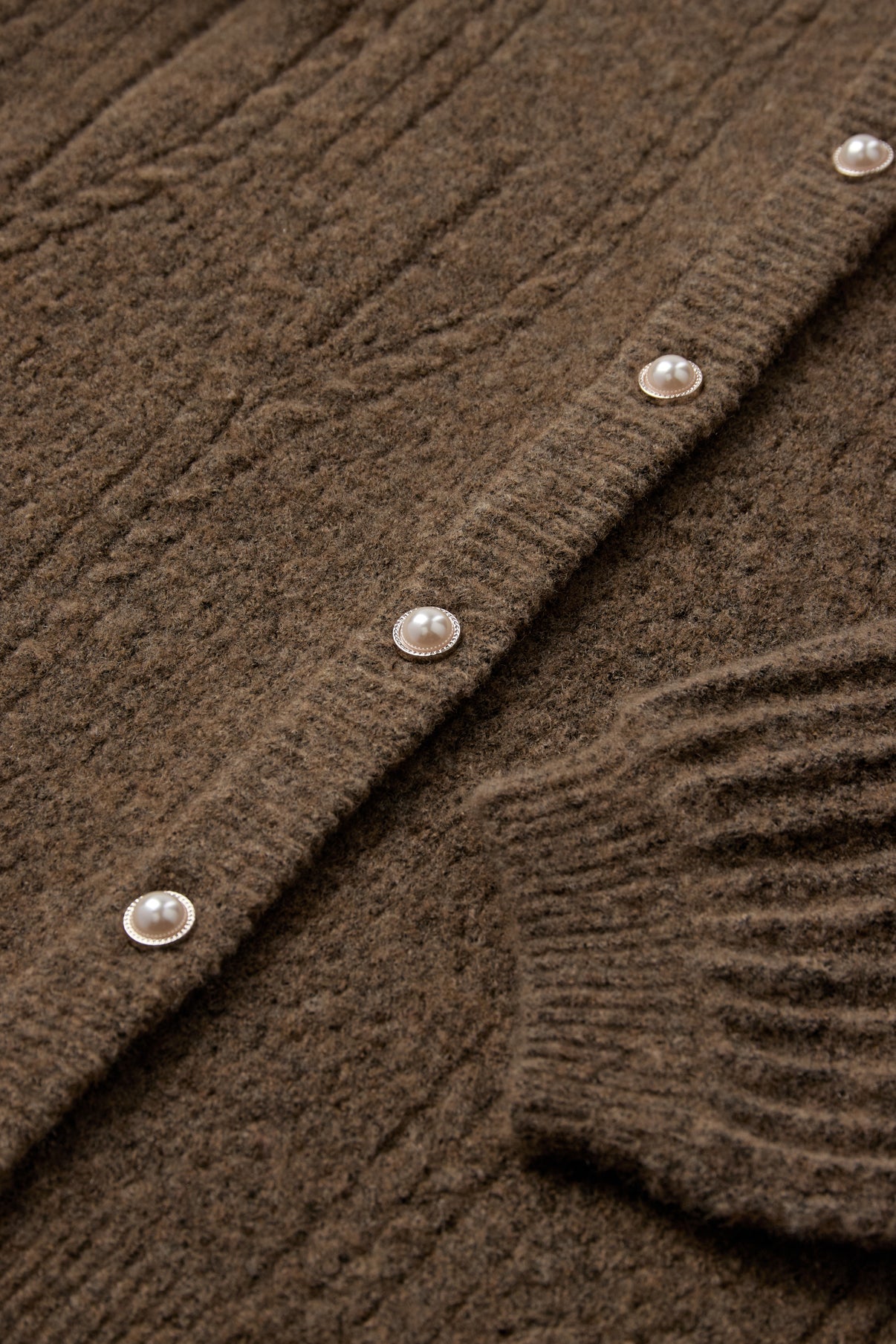 Vakker Fina Strick‑Cardigan mit Knöpfen aus Mischgewebe