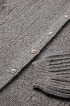 Vakker Fina Strick‑Cardigan mit Knöpfen aus Mischgewebe