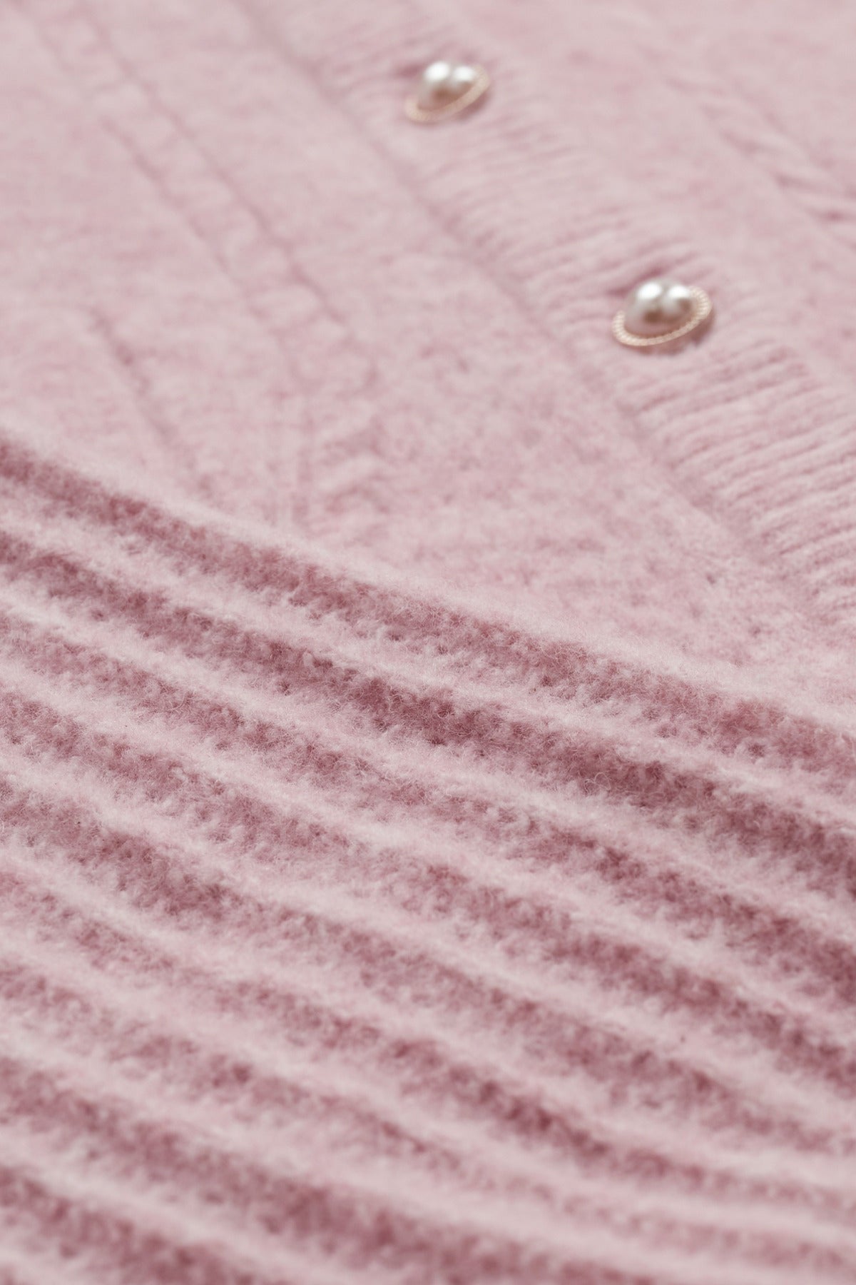 Vakker Fina Strick‑Cardigan mit Knöpfen aus Mischgewebe