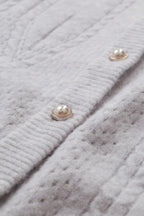 Vakker Fina Strick‑Cardigan mit Knöpfen aus Mischgewebe