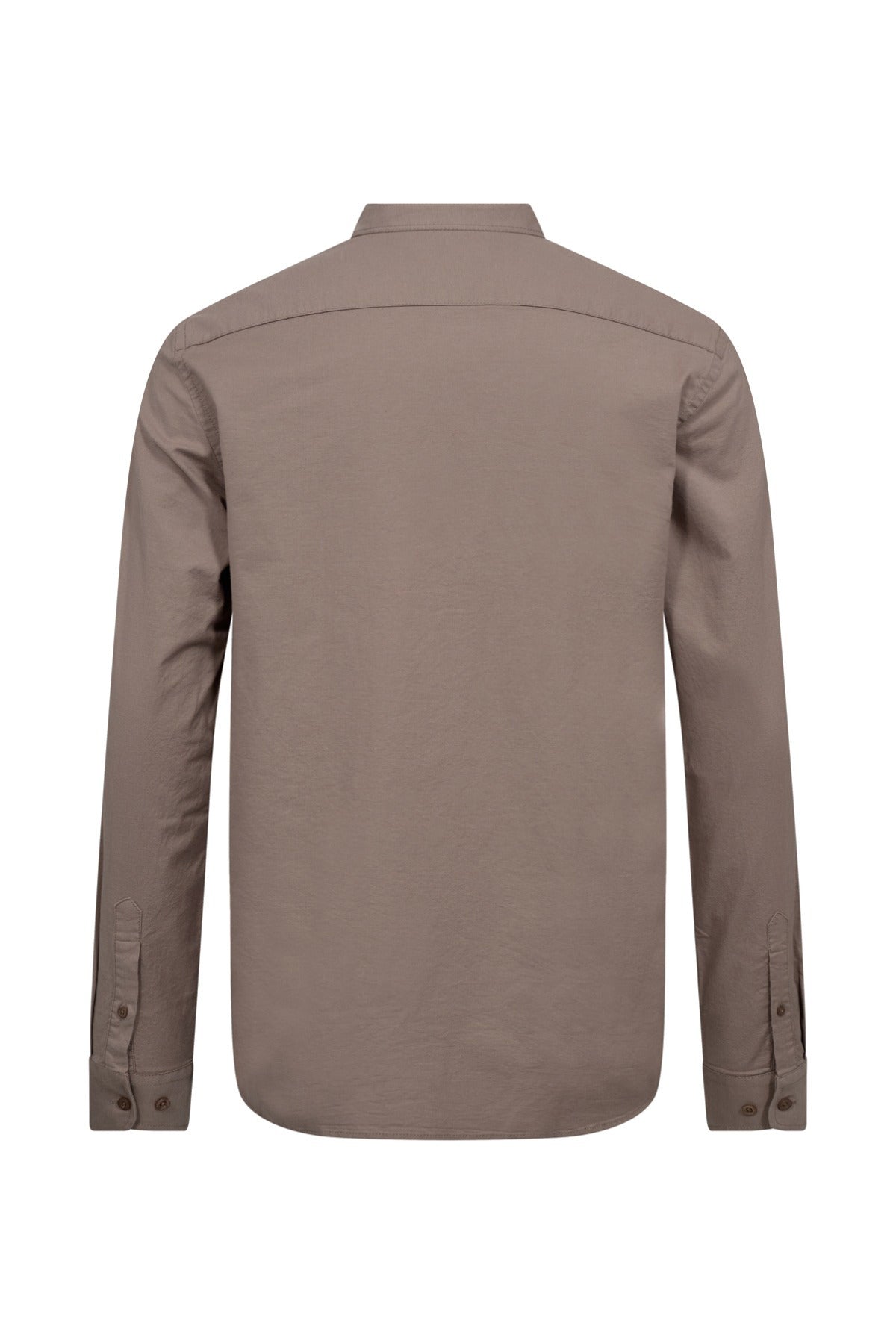 Kantt Langarm‑Hemd Rome mit Button‑Down Kragen aus Baumwolle
