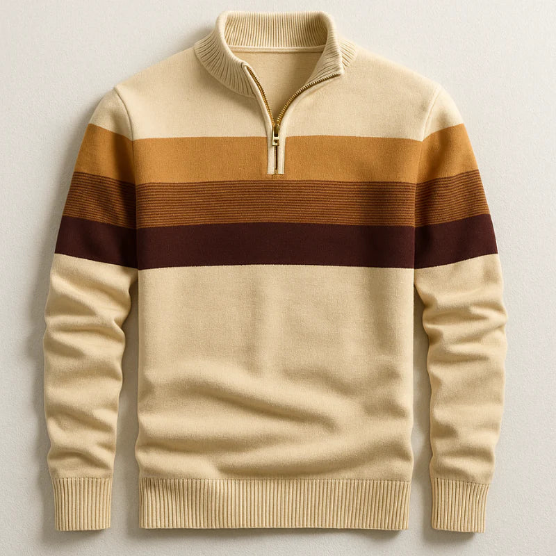 Lorven Gestreifter Pullover aus Strick für Alltag und Freizeit