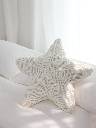Stern | handgestricktes kissen