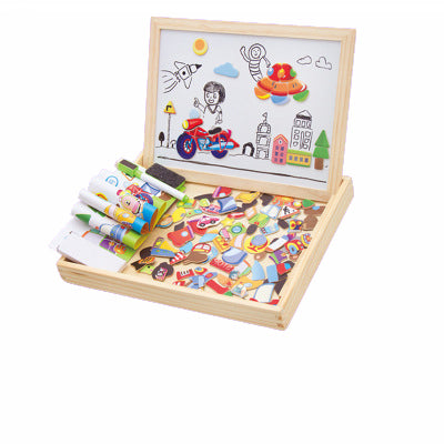 Artmagnet board | magnetische & klassische tafel aus holz für kinder – kreativität und lernspaß überall