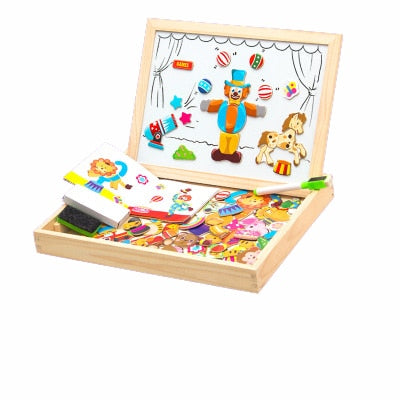 Artmagnet board | magnetische & klassische tafel aus holz für kinder – kreativität und lernspaß überall