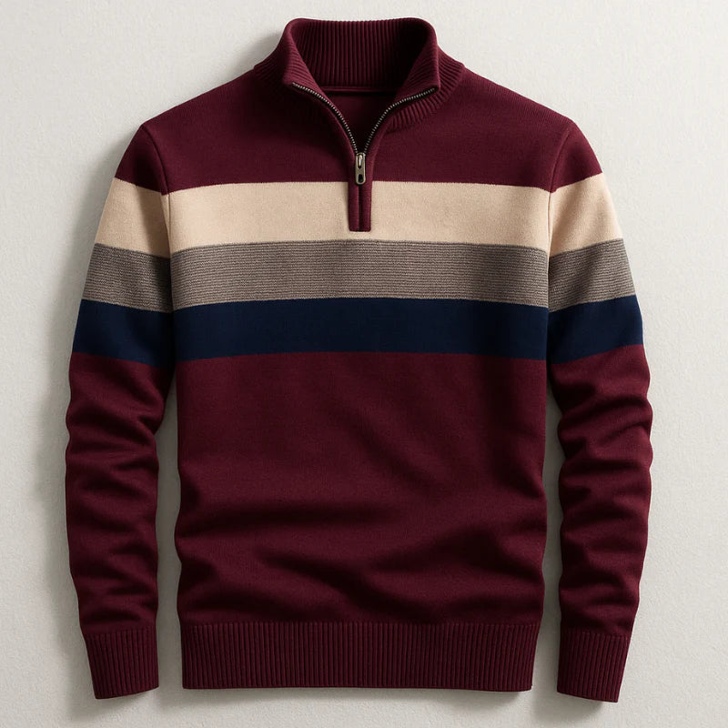 Lorven Gestreifter Pullover aus Strick für Alltag und Freizeit