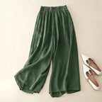 Nicole Leinenhose – Damen Leichte Hose mit Gerade-Bein-Schnitt