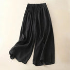 Nicole Leinenhose – Damen Leichte Hose mit Gerade-Bein-Schnitt