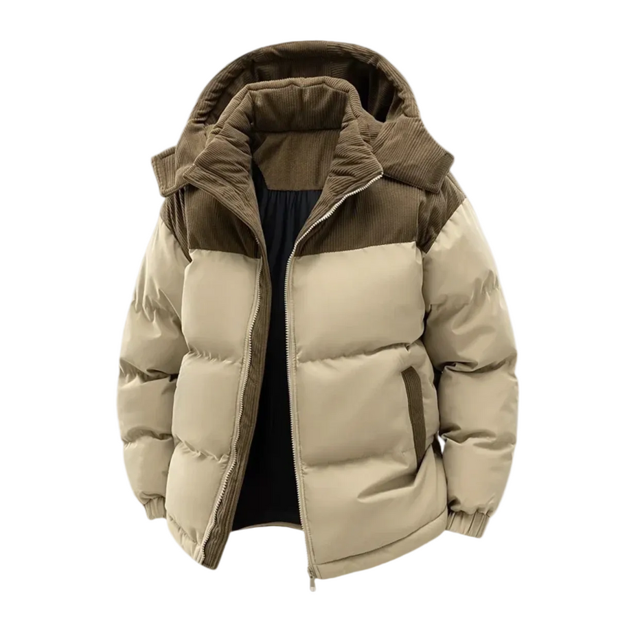 Stonewell - Herren Pufferjacke mit Kapuze