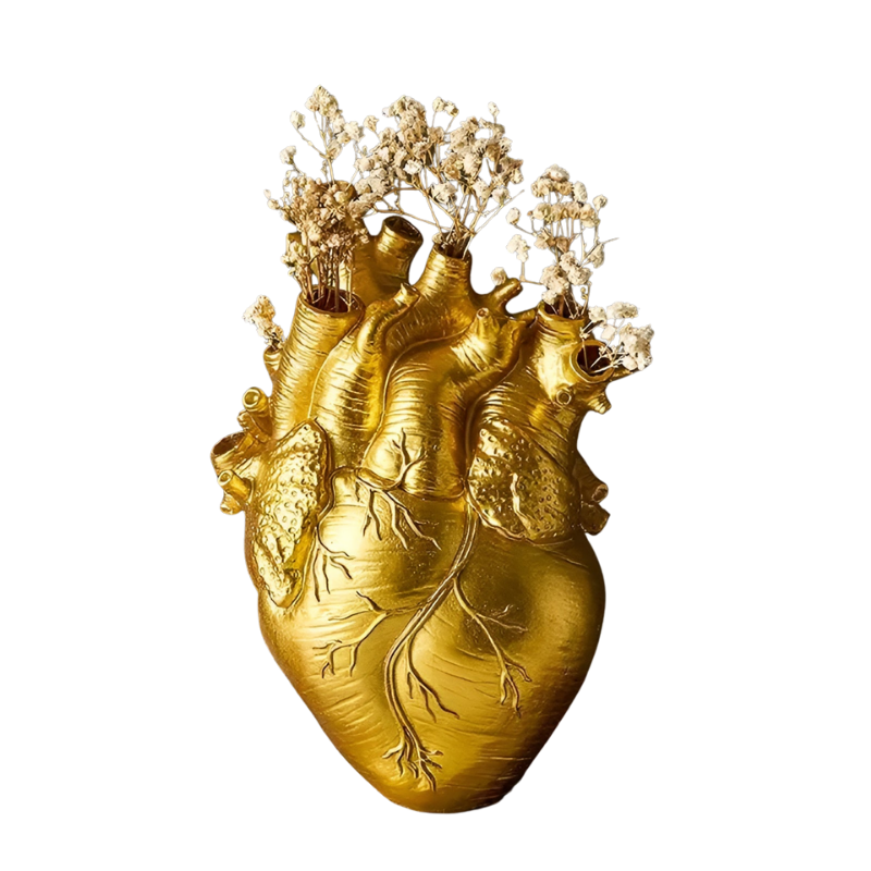 HeartBloom – Herzförmige Vase aus Nachhaltigem Material
