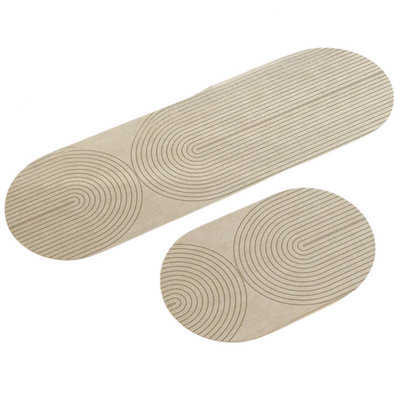 Royaleva Diatomit-Bad- & Küchenmatte – Absorbierend, Rutschfest & Waschbar