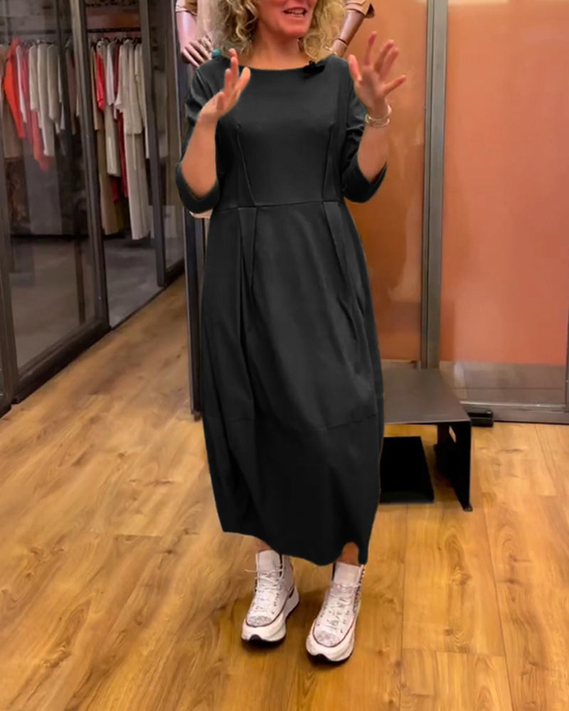 Grace | olivegrünes strickkleid