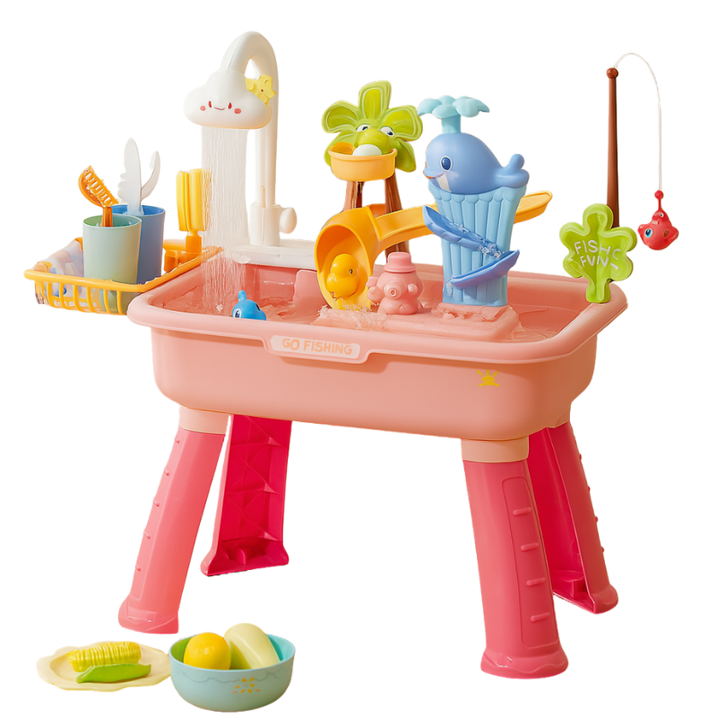 FinnyFun – Interaktives 2‑in‑1 Montessori‑Spielzeug mit gleitendem Fisch