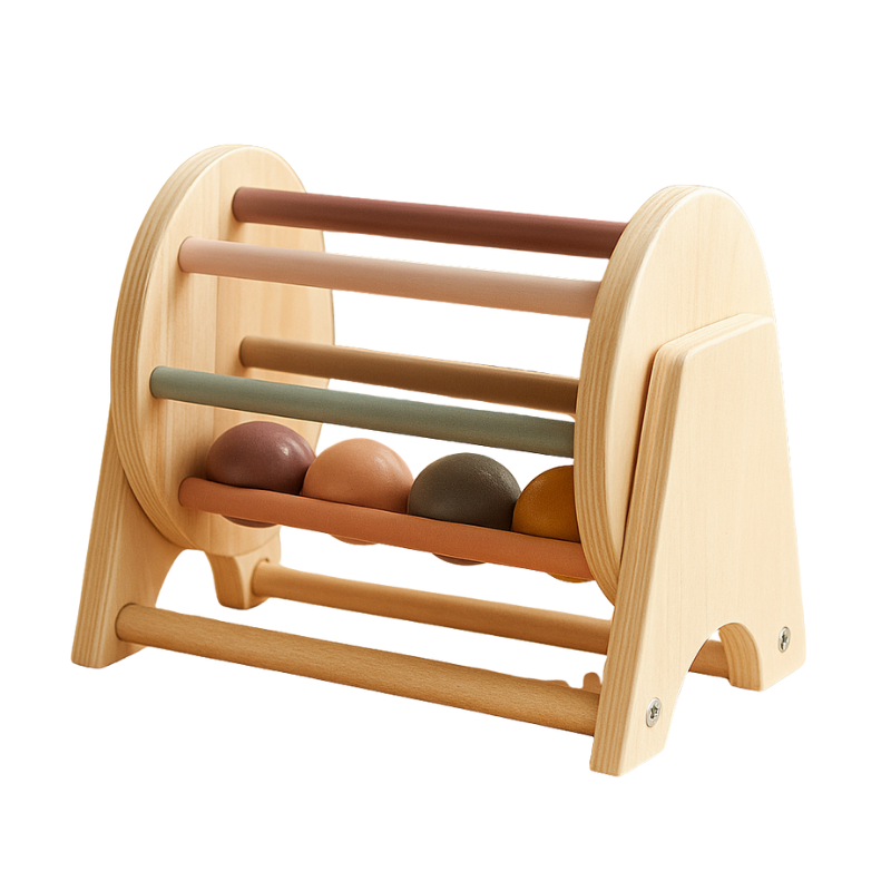 Holztrommel – Musikinstrument für Kleinkinder 0–3 Jahre