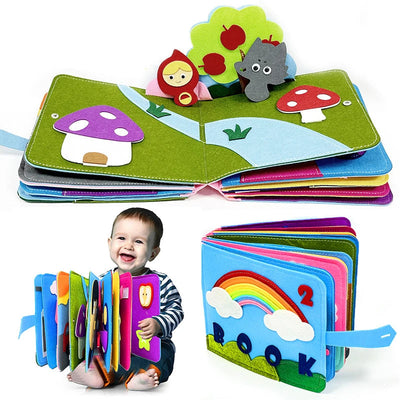 Curiosense baby board | sensorisches montessori-spielbrett für frühe entwicklung