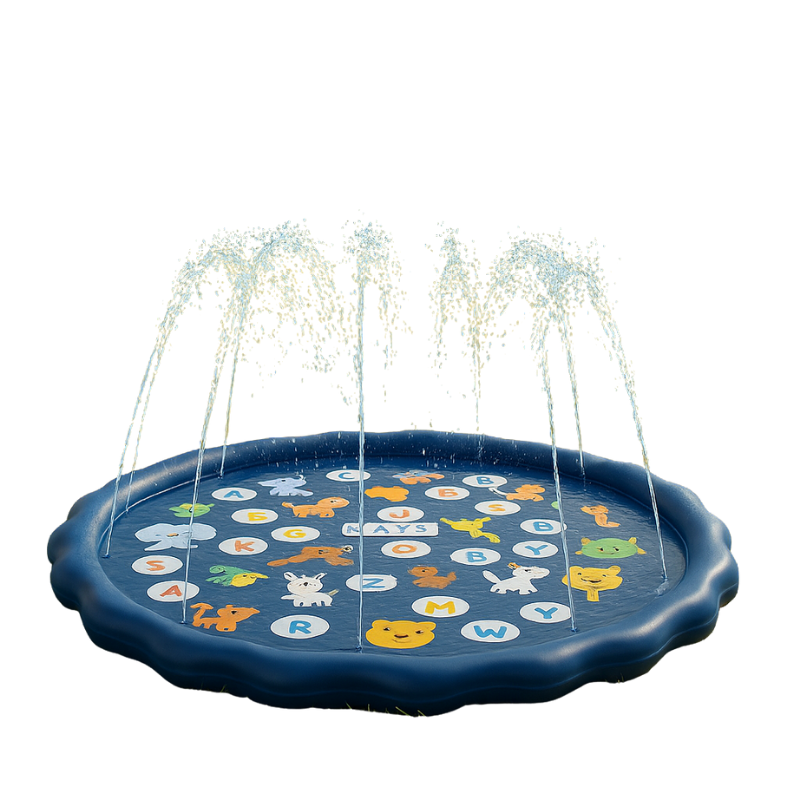 Outdoor Spritzmatte – Wasserspielmatte mit Sprinkler